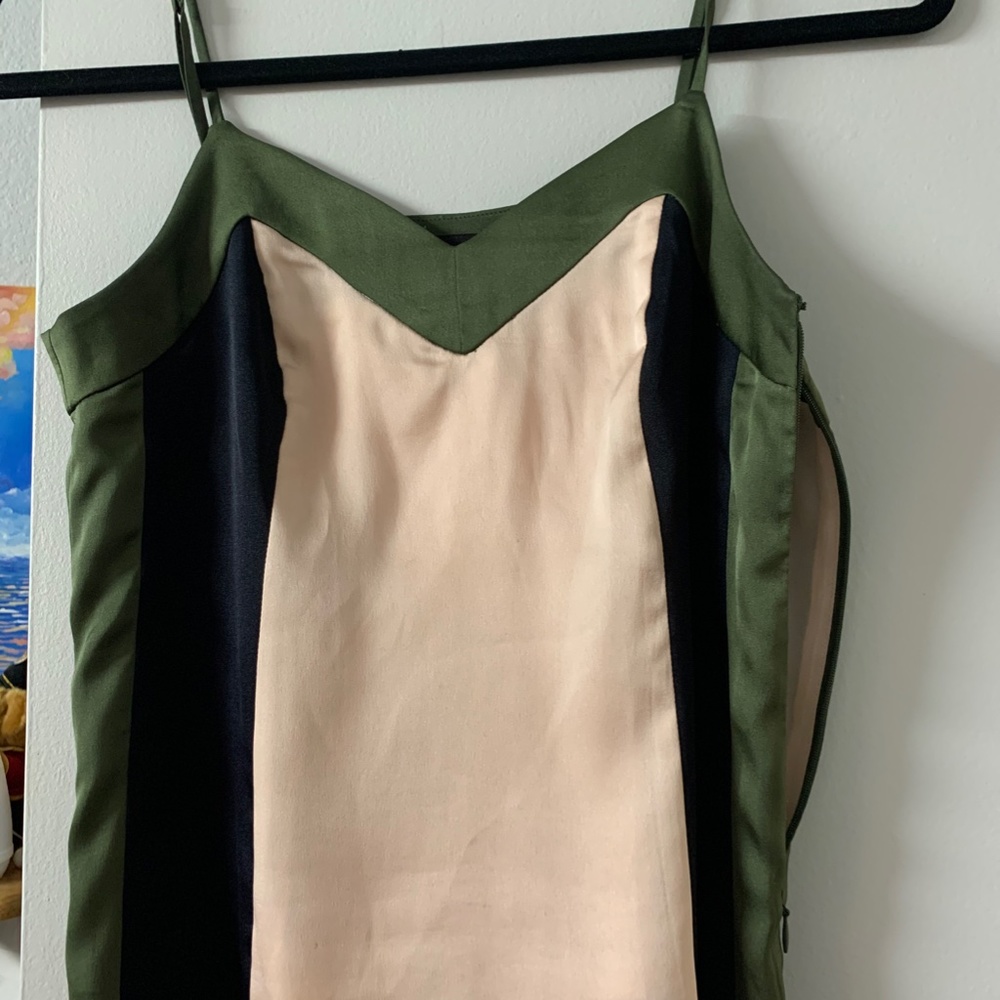 3 tone Banana Republic silk top